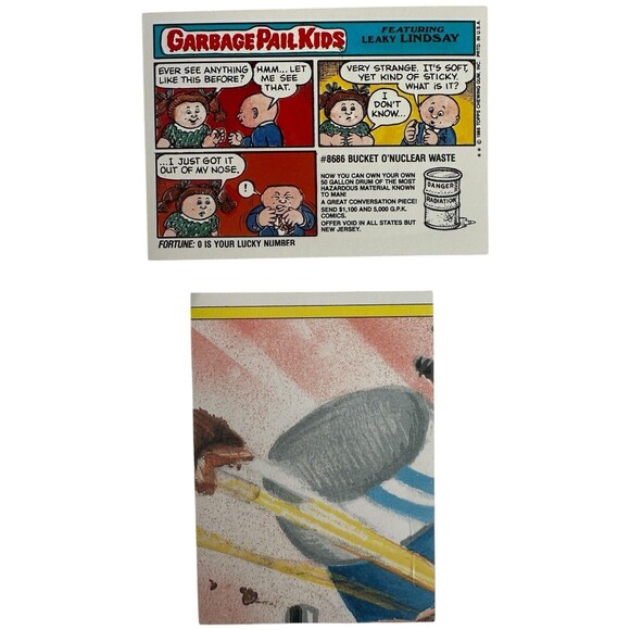 Lot of 10 Vintage Garbage Pail Kids Trading Cards Stickers 1980s Topps Mixed - Picture 15 of 16